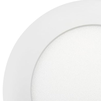 KSANA 5 Inch LED Flush Mount Ceiling Light, 5 CCT Selectable Ultra-Slim Round Flat Panel Light, Triac Dimmable 5%-100%, 8W 560LM Ceiling Light Fixture for Kitchen, Bedroom, Hallway, Office - size: 5 Inch