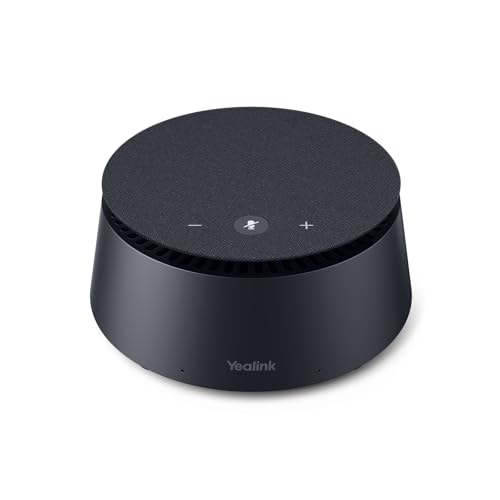 Yealink CPE40 Conference Speaker Expansion Microphone for CP50 | AI Noise Cancellation,8 360 Omni Mics Array,19.6ft Pickup,Daisy Chain up to 7 Speakerphones for Zoom,Teams,Large Meeting Room - size: CPE40