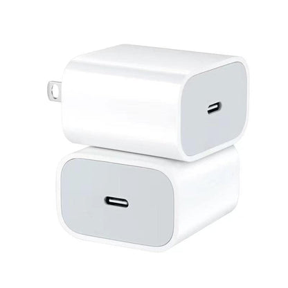 BoxWave Charger Compatible with Logitech Spotlight Presentation Remote - PD GAN miniCube (30W), 30W Tiny PD GAN Type-C Wall Charger - Winter White