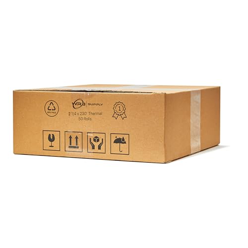 2-1/4" x230' Thermal Paper Rolls for Sharp 01PU ER-A450T ER-A520 ER-A530 XE-A102 - size: 2-1/4" x 230' Thermal