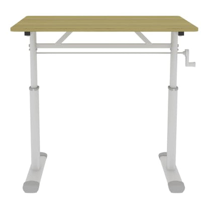 32x24 Inch Height Adjustable Standing Desk - color: Wood, size: 23.6 × 31.49