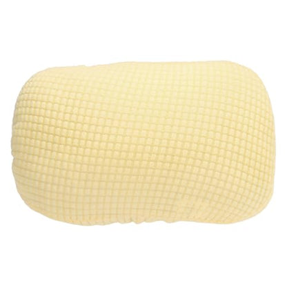 uxcell Office Chair Pillow Cover, Office Chair Headrest Attachment Removable Headrest Protector for Home Desk Computer Chairs, Beige - color: Beige