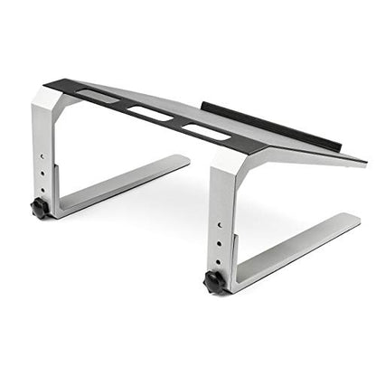 StarTech Adjustable Laptop Stand, Ergonomic Laptop Riser for Desk, Tilted