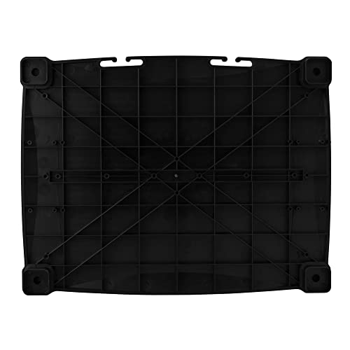 Kantek Single-Level Monitor Stand, 17" X 13.25" X 3" To 6.5", Black, Supports 50 Lbs - style: Single Level