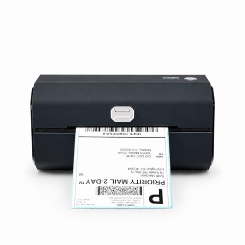 Label Printer - Commercial Grade Label Maker with High-Speed Direct Thermal Printing for Shipping, Barcode, Address, Labeling, Mailing, Compatible with Windows and Mac - color: Graphite Gray