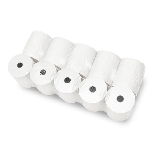 CLOVER POS 3-1/8" x 230' THERMAL RECEIPT PAPER BPA FREE - 50 NEW ROLLS - size: 3-1/8" x 230' Thermal