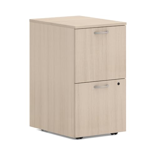 HON MOD Mobile File Cabinet, 2 Storage Drawers Filing Cabinet, Desert Oak - color: Desert Oak, style: 2 File Drawers