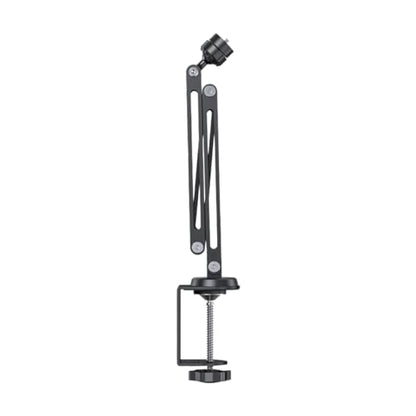 EMEET PIXY Wireless 4K Dual-Lens AI Tracking PTZ Streaming Camera+Overhead Camera Desk Mount, Flexible Articulating Webcam Stand with 1/4" Screw
