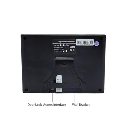Biometric Employee Attendance Machine, WiFi Fingerprint Time and Attendance System Employee Workforce Time Clock Management Solution Quick Recognition