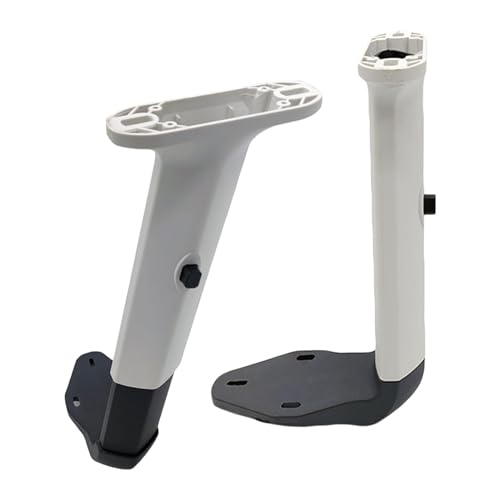 Menolana Height Adjustable Chair Armrest Pair Armrest Replacement,Durable,Liftable Gaming Work Chair Arms Set for Swivel Chair Working, White - color: White