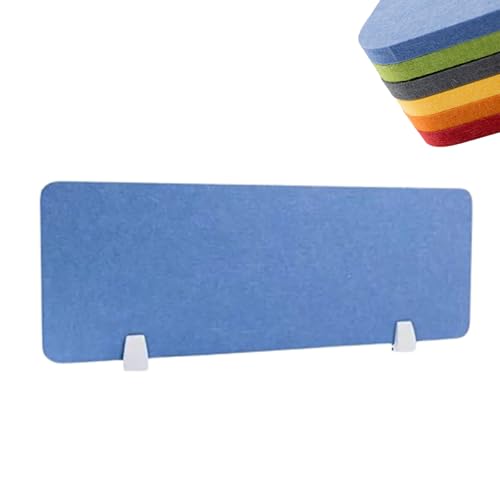 Desk Divider Acoustic Privacy Panel - Soundproof Office Partitions for Classrooms and Workspaces - color: Blue, size: 30x40cm