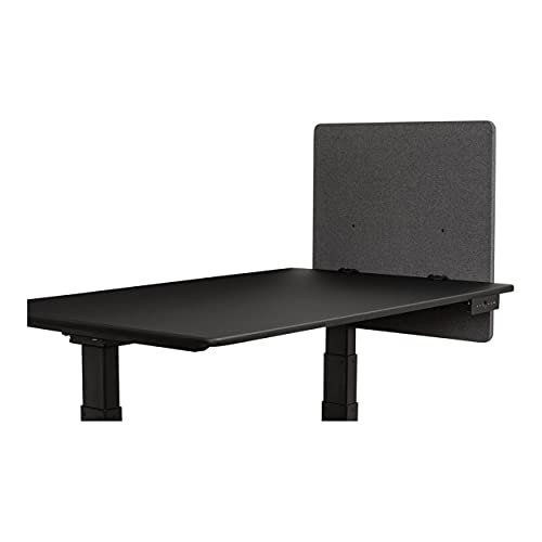 Stand Up Desk Store ReFocus Clamp-on Acoustic Desk Divider Privacy Panel that Reduces Noise and Visual Distractions (Ash Gray, 23.6" x 23.6") - color: Ash Gray, size: 24" X 24"