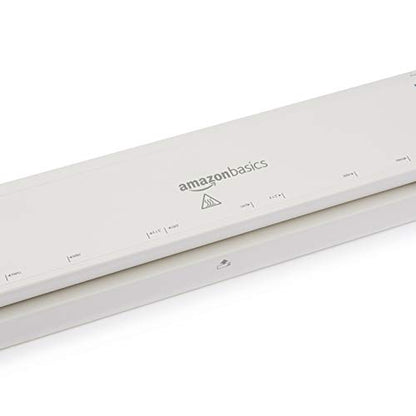 Amazon Basics 12-Inch Thermal Laminator Machine, Easy to Use for Home Office or School, White - size: 12-Inch