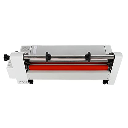TFCFL V350 Hot Cold Roll Laminator, 13.6" Electronic Laminating Machine Single & Dual Sided 350mm Laminator for School Office, Digital Display Temperature Control with 4 Rollers