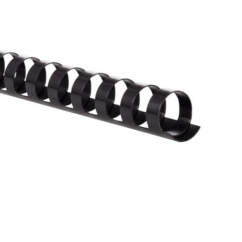 Mead CombBind Binding Spines/Spirals/Coils/Combs, 3/4", 150 Sheet Capacity, Black, 125 Pack (4000136) - size: 3/4"