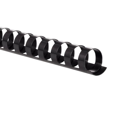 Mead CombBind Binding Spines/Spirals/Coils/Combs, 3/4", 150 Sheet Capacity, Black, 125 Pack (4000136) - size: 3/4"