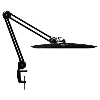 20-Inch LED Desk Lamp with Clamp, 20W 2200LM, Black CCT | 182 SMD LEDs provide eye-caring, flicker-free lighting with 4 brightness levels and 3 color temperatures - size: BLACK-CCT-Non Protective