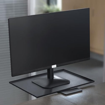 Desk Extender Tray, 22 x 10 Inch | Heavy Duty, Clamp-On Desk Shelf, Home Office Organization, Workspace Storage - size: 22 x 10 Inch