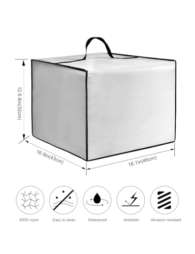 Printer Dust Cover for Brother DCP-L2640DW Laser Printers - color: silver