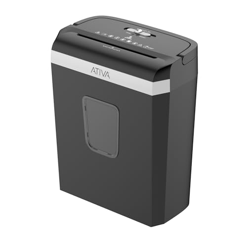 Ativa® 8-Sheet Cross-Cut Shredder, A08CC23
