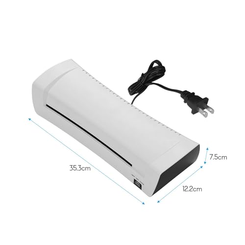 OSMILE SL200 Laminator Machine for Hot and Cold Lamination - A4 Size Document Photo and Card Laminating Machine with 230mm Entry Width - Two Roller System for Home and Office Use