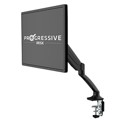 Single Monitor Stand Arm Gas Spring Holds up to 20 lbs for 17"-30" Monitors - style: Single 17"-30"