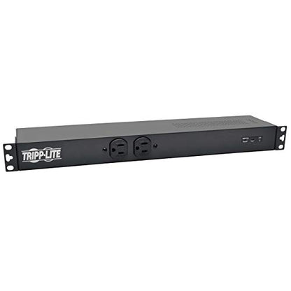Tripp Lite PDU 1.92kW, 120V, Single-Phase Basic PDU with Isobar Surge Protection - 3840 Joules, 14 Outlets, L5-20P Input (5-20P Adapter), 15 ft. Cord, 1U (PDUH20-ISO) - size: 20 Amps, style: 14 Outlets
