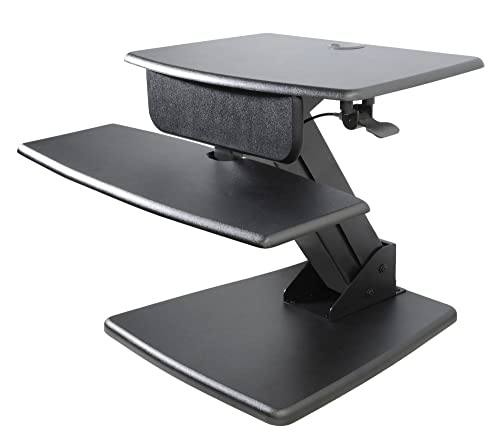Kantek Desktop Sit to Stand Workstation, Black (STS810) - color: Black, style: Desktop Workstation