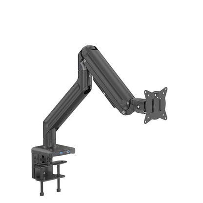 Redragon GMK916 Ultrawide Monitor Mount with USB - Gas Spring Adjustable Arms with VESA 75/100mm, 15-49 Inch Screen Compatibility, C Clamp & Grommet Base, Cable Management, 44lbs Load Capacity - size: Up to 49" Sceens