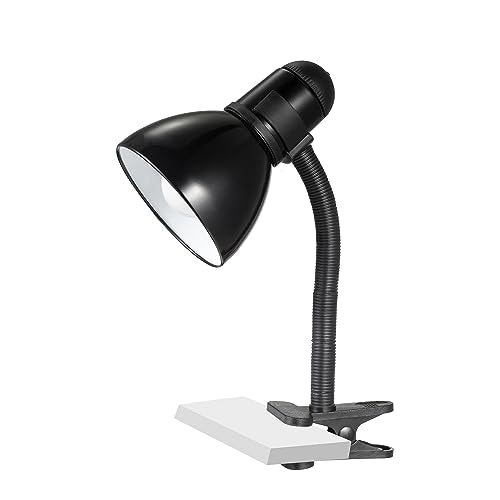 V-Light Black Adjustable Desk Lamp with Heavy Duty Clamp Clip (3VS571213B)