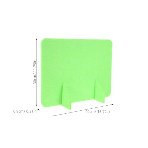 4pcs Desk Divider Privacy Panels 40x30cm Felt Table Partition Shields for Office and Classroom Use, Student Desk Privacy Trifold Folder for Exam and Workstation Separation