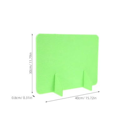 4pcs Desk Divider Privacy Panels 40x30cm Felt Table Partition Shields for Office and Classroom Use, Student Desk Privacy Trifold Folder for Exam and Workstation Separation
