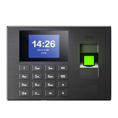 Fingerprint Time Clock, Time Clock,Attendance Machine Work Punch Card Machine Fingerprint Recognition Sign-in Machine,3960s-1 - color: 3960s