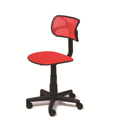 Urban Lifestyle Swivel Mesh Desk Chair, Red 21D x 21W x 33H in - color: Red