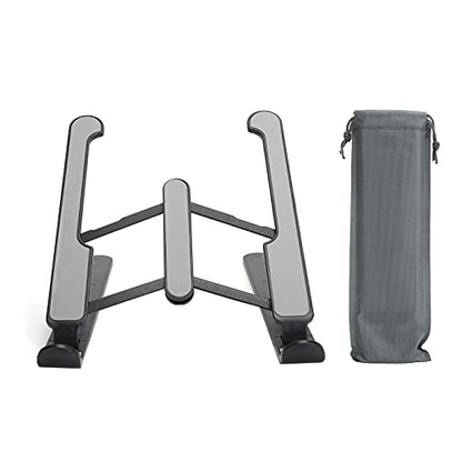 Sorandy Laptop Stands, Foldable Riser, Ergonomic Ventilated Cooling Computer Notebook Stand, Ideal for Heightening Frame (Black)