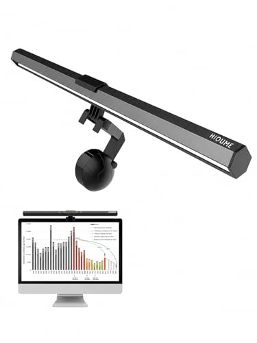 Computer Monitor Lamp, Screen LED Light Bar, USB Powered, No Screen Glare | Keyboard Eye-Friendly Light, 3 Adjustable Color Temperature, 10 Dimming Brightness Levels, Space Saving, Portable for Travel - size: For Desktop PC