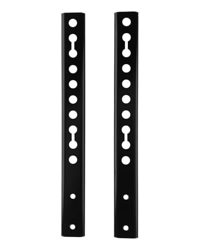 IFCASE Steel VESA Extension Brackets for TV Ceiling/Wall Mounts, Adjustable Heavy Duty Vertical VESA Extender Replacement Bracket (Black) - color: Black (TV)