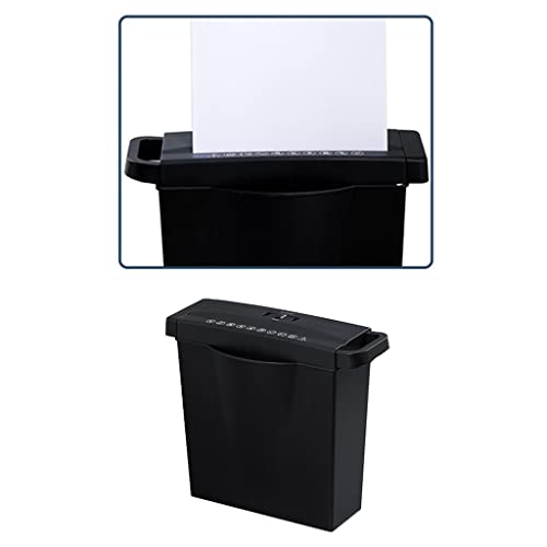 6 Strip Cut Paper Shredder Micro Cut Paper Photo Portable Electric Silent A4 Home Office Use 7L Capacity