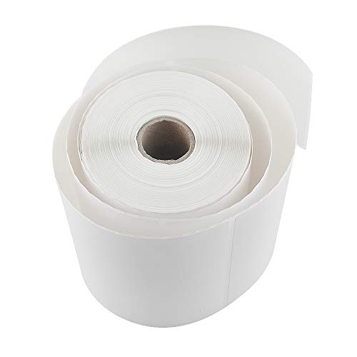 L LIKED 4000 Count 4" x 6" Direct Blank Thermal Shipping Labels with 250 Labels/Roll - Compatible with Zebra 2844 ZP-450 ZP-500 ZP-505 (16 Rolls) - size: 16 Rolls - 3520 Labels