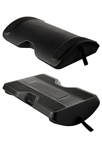 3M Foot Rest for Standing Desks, Two-Sided Rocking and Stationary for Sitting or Standing, Helps Reduce Leg and Foot Fatigue, Black (FR200B)
