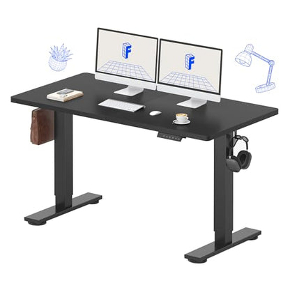 FLEXISPOT 55x24 Inch Electric Standing Desk, Black - color: Black, size: 55"x24"