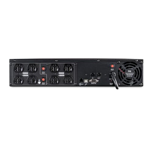 CyberPower OR1000PFCRT2U PFC Sinewave UPS Battery Backup | 1000VA/700W, 8 Outlets, AVR, 2U Rack/Tower, UL Certified - style: 1000VA