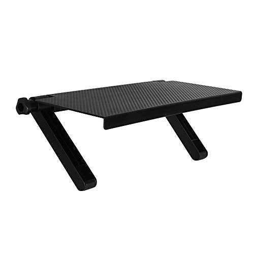 13 Inch Adjustable Screen Top Shelf Organizer for TV Computer Monitor Flat Screen, Large TV Mount Top Shelf Used To Place Soundbar Cable Box Speakers Apple TV Play-station Camera Frames Remote - size: 13-Inch