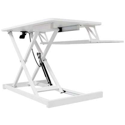 Adjustable Height Standing Laptop Desk, Sit to Stand Up Workstation with Keyboard Tray, Writing Desk, Office Desk for Home Office, Long Desk with Storage, Simple Desk, Gaming Desk, - color: A2
