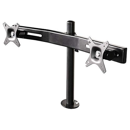 Kantek Dual LCD Monitor Arm for STS800/STS810 Sit to Stand Systems (STS802), Black - color: Black, style: Dual Monitor Arm