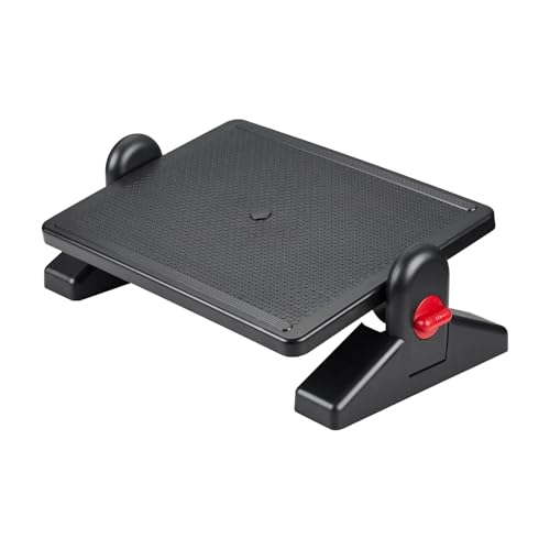 DXRacer Ergonomic Adjustable Desk Foot Rest, Foot Stools Footrest for Under Office Desk (Basic) - color: Basic