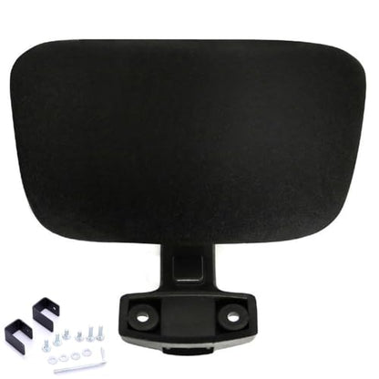 Universal Office Chair Headrest Attachment | Adjustable Desk Chair Mesh Neck Pillow | Soft Computer Armchair Head Rest | Easy to Install (Black (Black Back),clamp Inner Diameter 1.18"/3 cm) - color: Black (Black Back), size: clamp inner diameter 1.18"/3 c