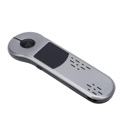 ciciglow Air Mouse, Rechargeable Wireless Presenter, 2.4G Bluetooth Presentation Clicker Mouse with Touchpad, Wireless Presenter Remote for PC Laptop PPT Pointer Camera (Grey) - color: Grey