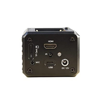 MOKOSE 4K Digital Camera 3" Screen 3840 * 2160/30FPS HDMI 1080P USB Webcam Support NP-F980 F970 F960 External Battery and 3.5MM Microphone with 10-55MM Telephoto Zoom Manual Lens - color: With 10-55MM Telephoto Zoom Manual Lens