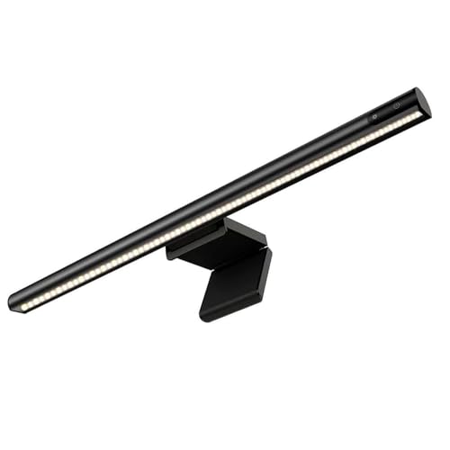 Monitor Light Bar, Touch E-Reading Monitor Light Lamp, No Screen Glare Stepless Dimming USB LED Hanging Light for Work and Office
